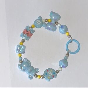 Versatile Spring Colors Beaded Charm Strand Purse Backpack Up Cycle